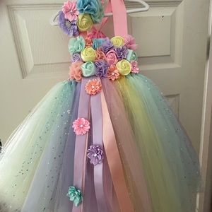 Cute handmade bday dress for 1 year old 12-18 months